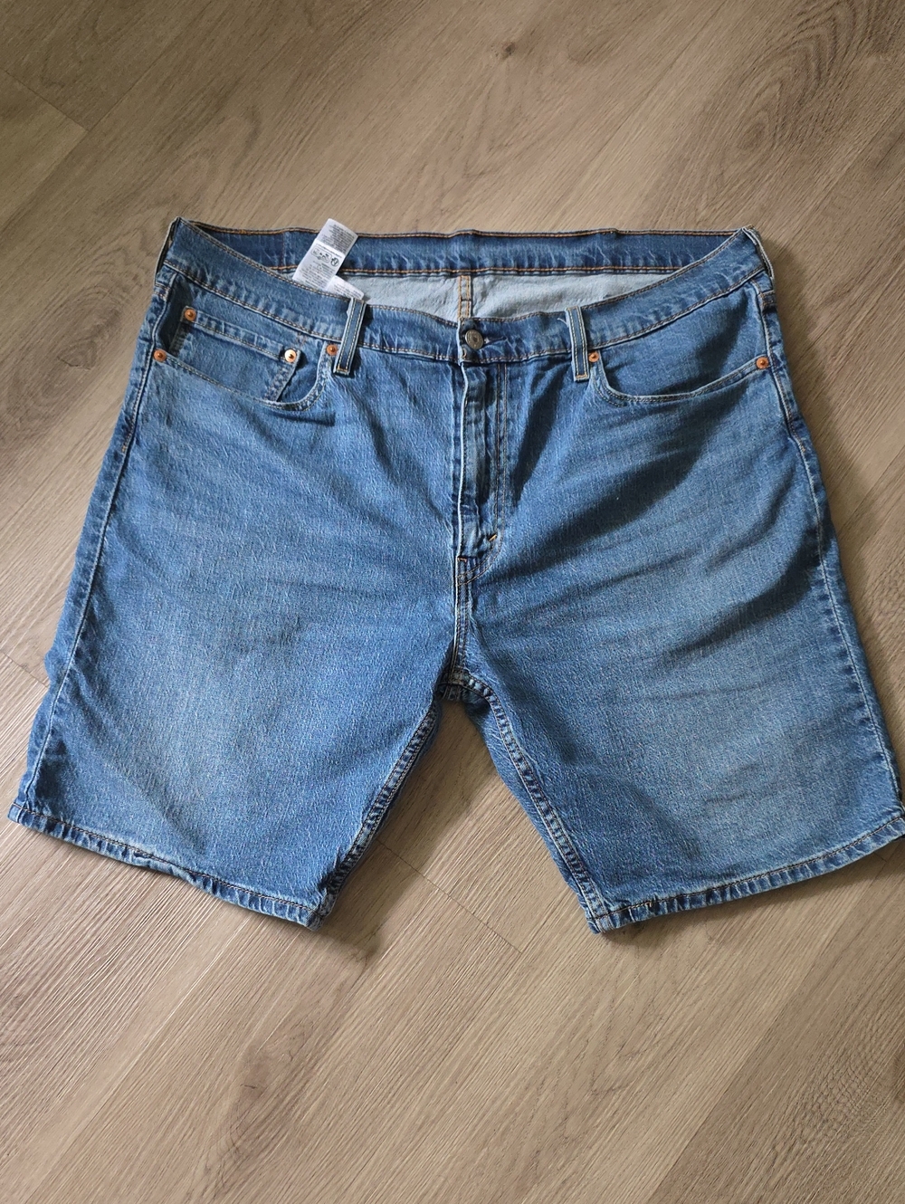 Levi's 405 Light Blue Denim Shorts